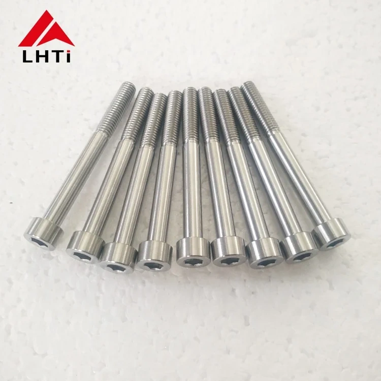 M4 M5 M6 M7 M8 Titanium Grade 5 DIN 912 Socket Head Cap Screw Bolt Fastener