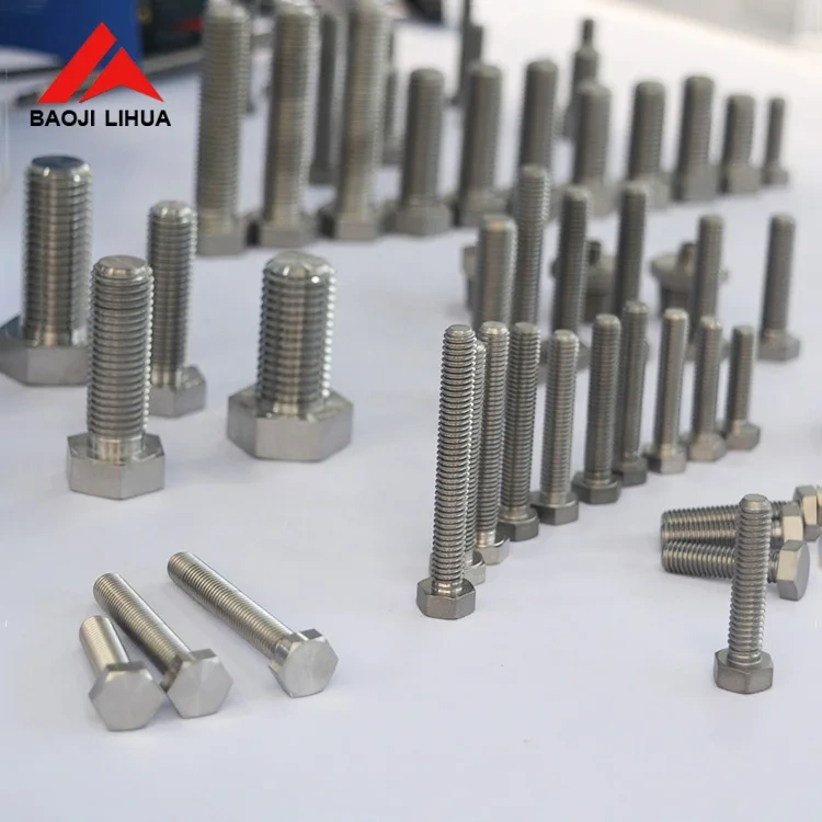 Top quality titanium fasteners din933 hex bolts and nuts M5 M6 M8 M10