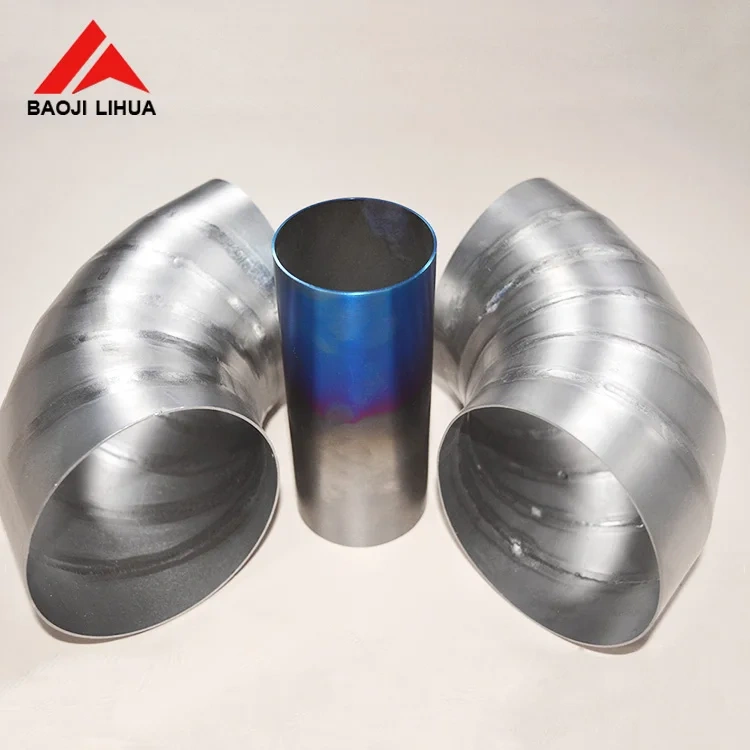 Factory supply ASTM B363 2" 2.5" 3" 3.5" 9 degree titanium pie cuts
