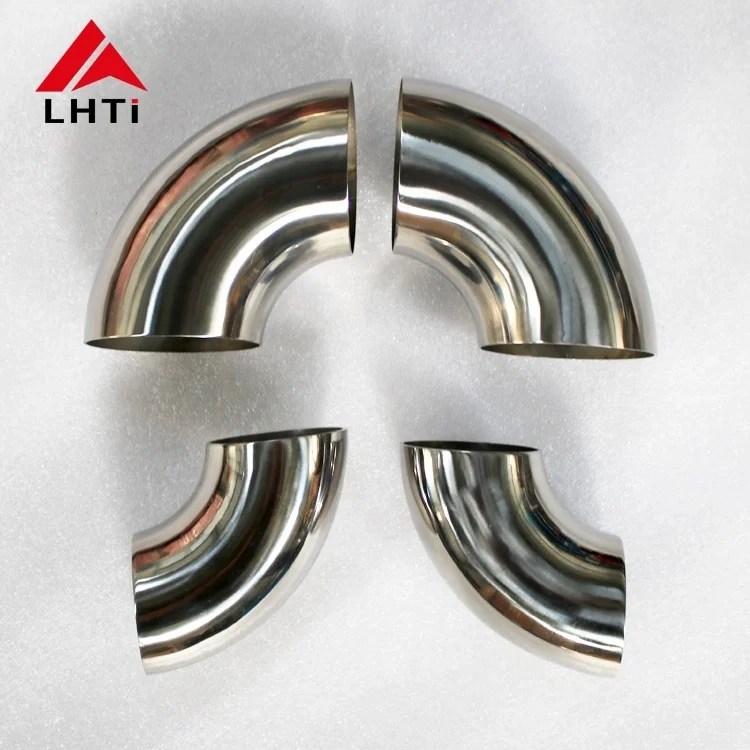 Titanium exhaust 45 90 degree bends elbow for exhaust system