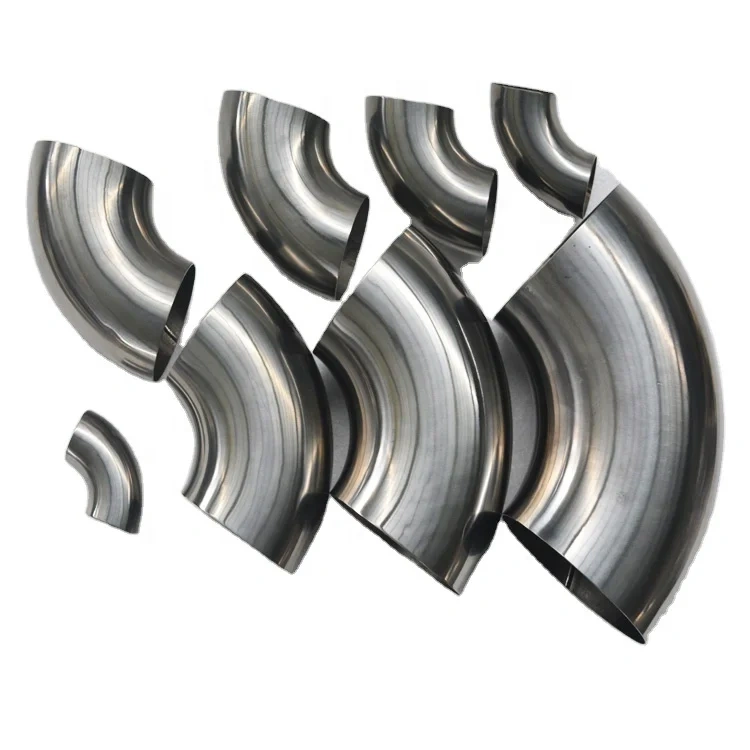Titanium exhaust 45 90 degree bends elbow for exhaust system