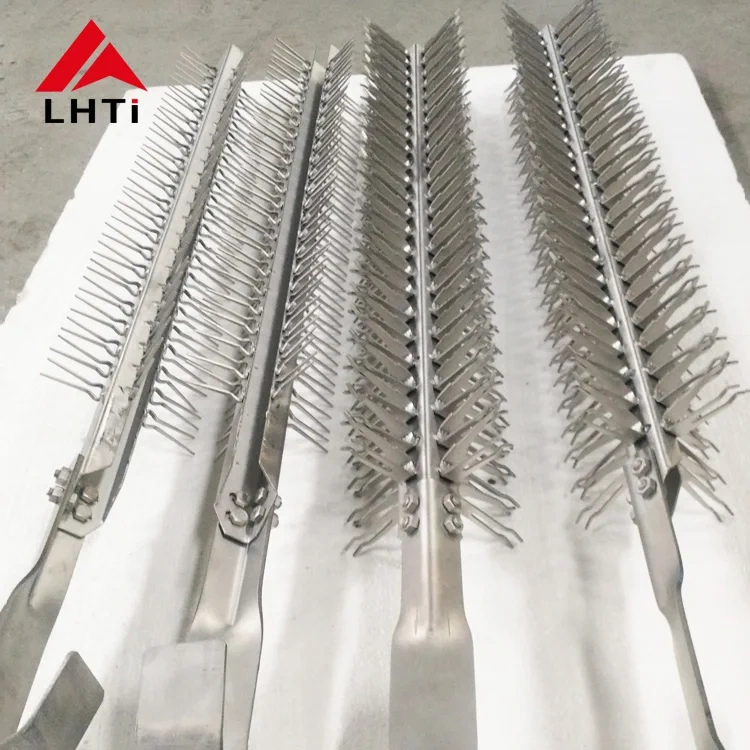 High quality Gr1 Gr2 pure titanium jigs racks hangers for Electroplating