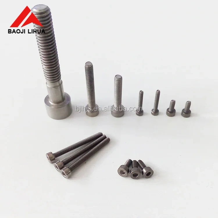 High quality  DIN912 Titanium Screws Bolts with allen head Fastener