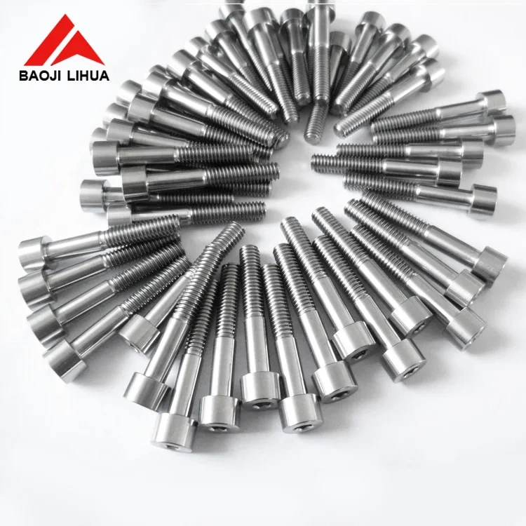 High quality Gr5 titanium bolt M6 M8 M10 DIN912 titanium screws