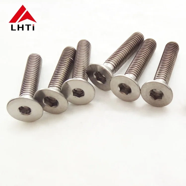 M3 M4 DIN 7991 Titanium Countersunk Bolt Grade 5  6AL-4V for RC Cars