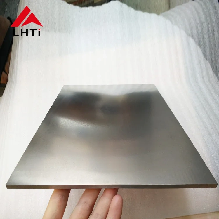 ASTMB265 Gr2 Gr5 ti 6al4v polished 1mm Thickness Grade 2 Titanium Sheet Titanium Plate In Stock