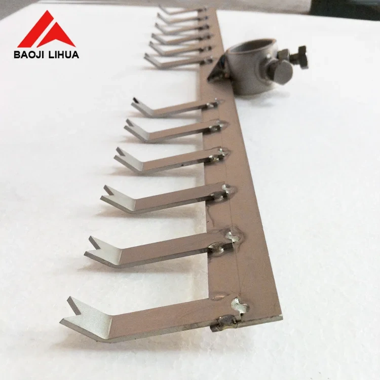 High quality Gr1 Gr2 pure titanium jigs racks hangers for Electroplating