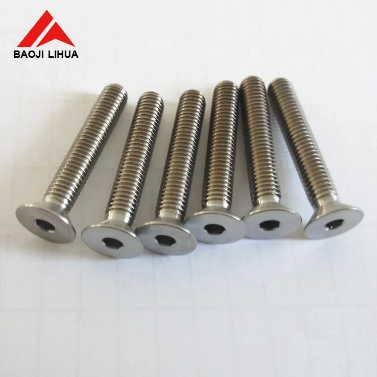 M3 M4 DIN 7991 Titanium Countersunk Bolt Grade 5  6AL-4V for RC Cars