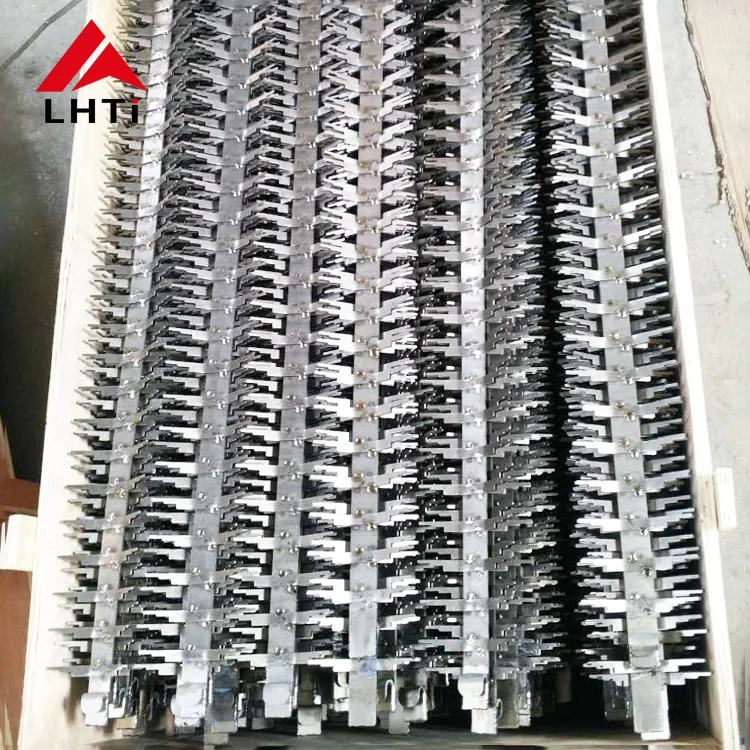 High quality Gr1 Gr2 pure titanium jigs racks hangers for Electroplating