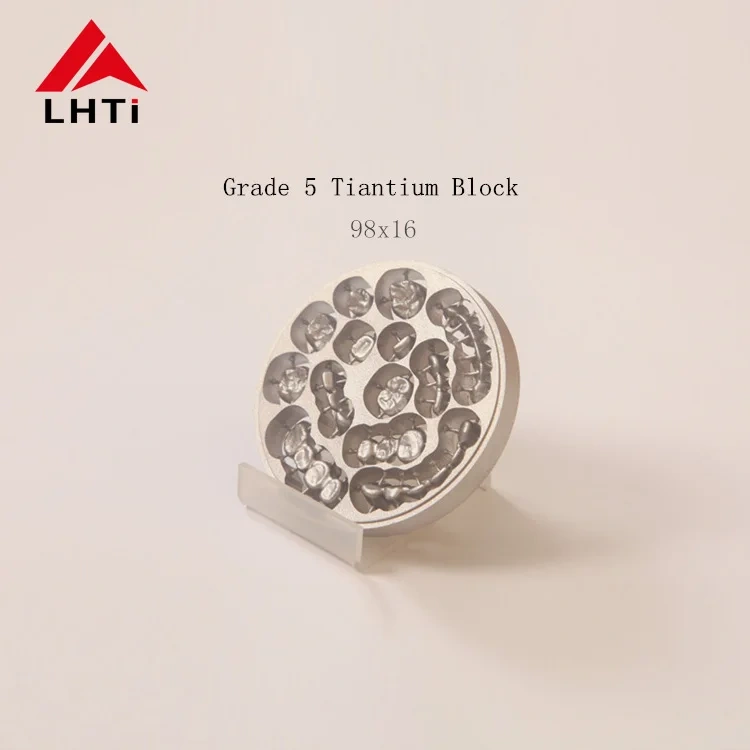 ASTM F136 Gr5 eli t ASTM F67 Gr2 Gr4 Titanium Disc 98mm for medical