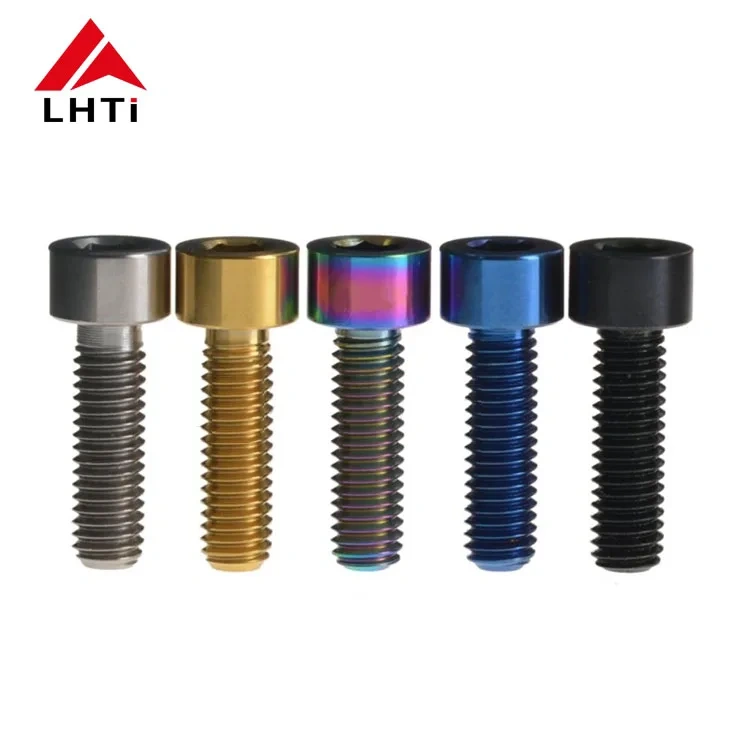 High quality Gr5 titanium bolt M6 M8 M10 DIN912 titanium screws