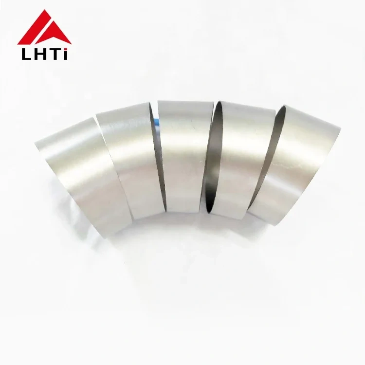 1.5D Gr2 3.0" titanium loose pie cuts 9 degree pipe cutting product hot sale for motorcycle exhaust