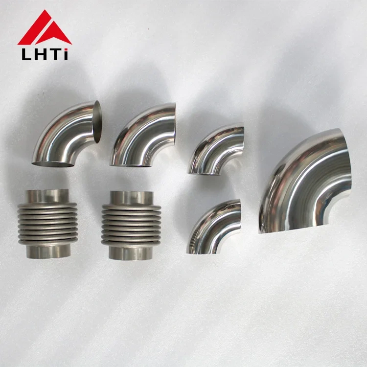 Titanium exhaust 45 90 degree bends elbow for exhaust system