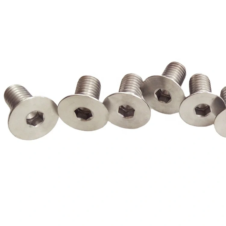 M3 M4 DIN 7991 Titanium Countersunk Bolt Grade 5  6AL-4V for RC Cars