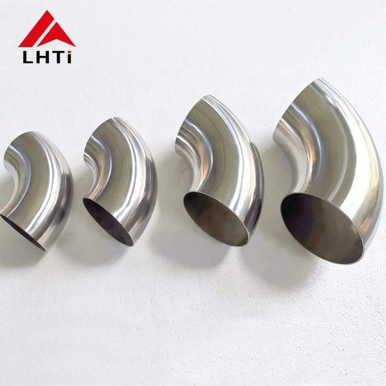 Titanium exhaust 45 90 degree bends elbow for exhaust system