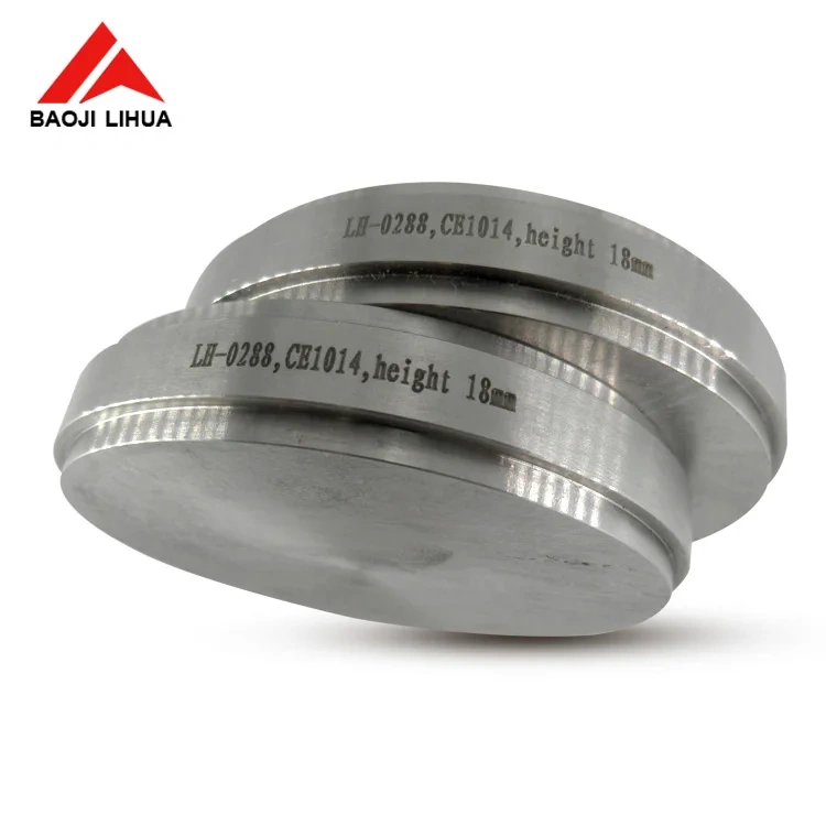 ASTM F67 ASTM F136 gr2 gr4 gr5eli gr23 98 98.5mm dental titanium disc