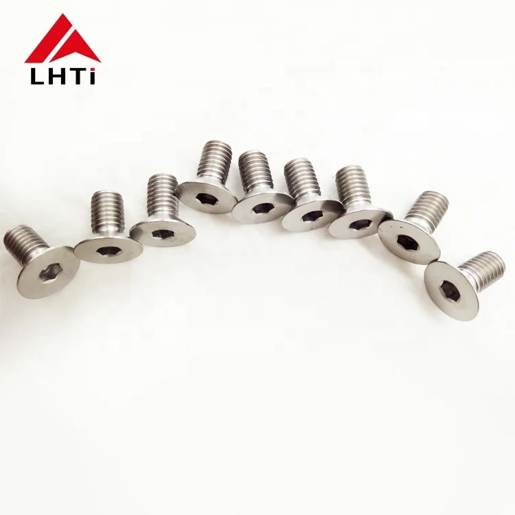 M3 M4 DIN 7991 Titanium Countersunk Bolt Grade 5  6AL-4V for RC Cars