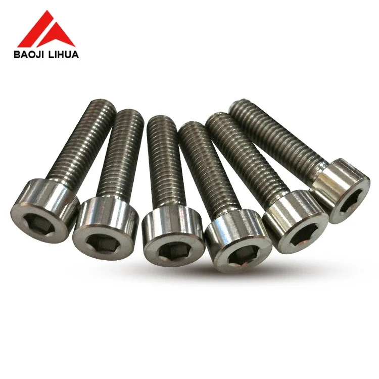 High quality Gr5 titanium bolt M6 M8 M10 DIN912 titanium screws