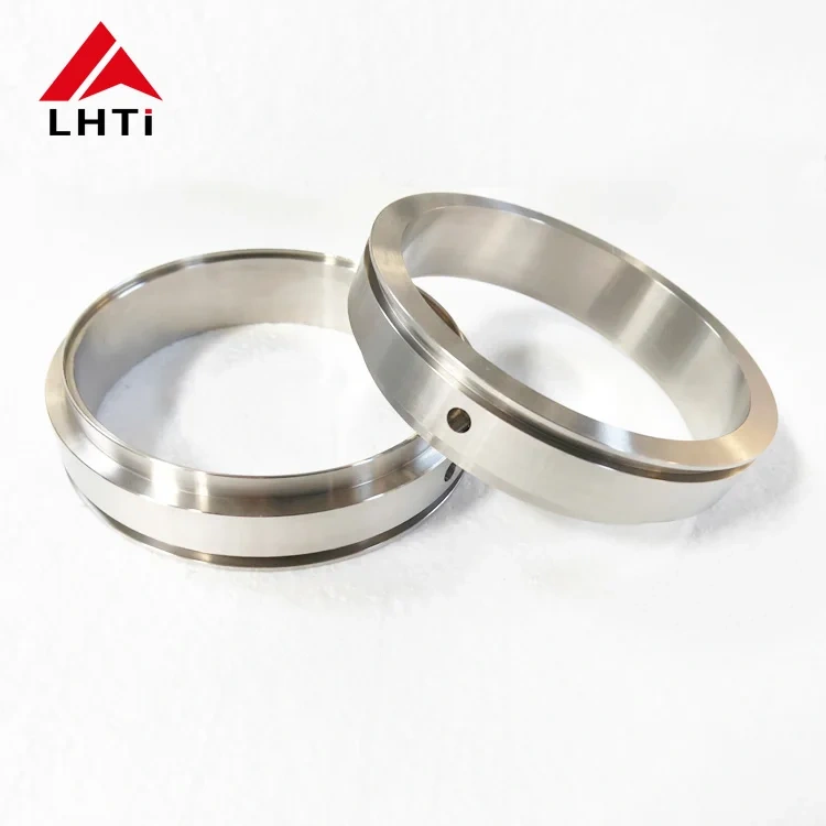 3.0inch titanium v band clamp Flange set with two titanium gr2 flange and one pcs ss 304 pipe clamp