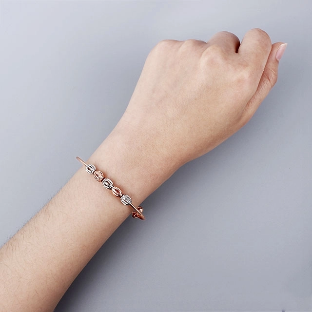 HAWSON Women Rose Gold Adjustable Bangle Bracelet