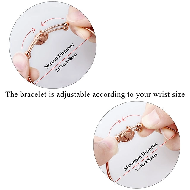 HAWSON Women Adjustable rose gold bracelet