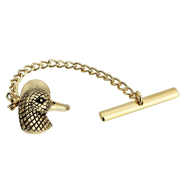 Men's Tie Tack Duck Head Pattern Men Necktie Accessory- HAWSON