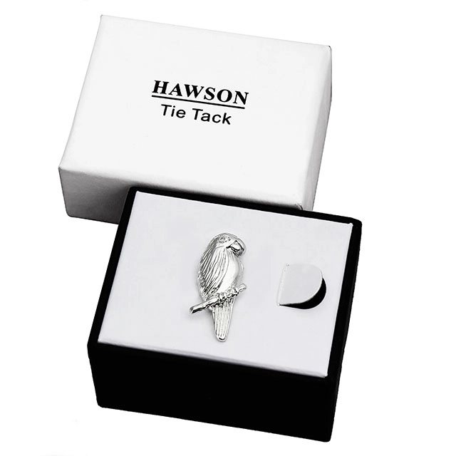Men's Tie Tack Wren Pattern Men Necktie Accessory- HAWSON