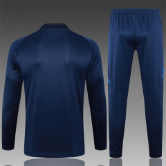 【Adult Training Wear 】B817 # 2425 Half Pull Italy Royal Blue