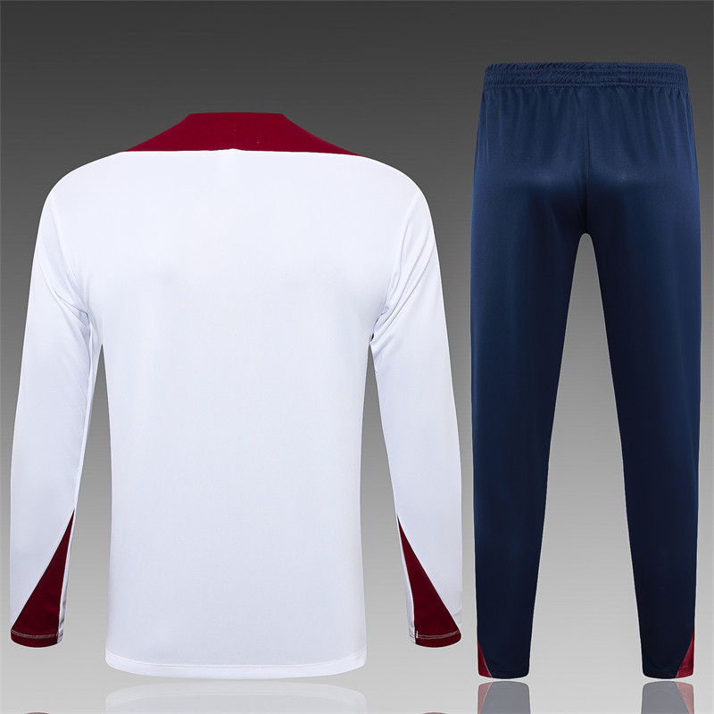 【Adult Training Wear 】B845 # 2425 Half Pull England White