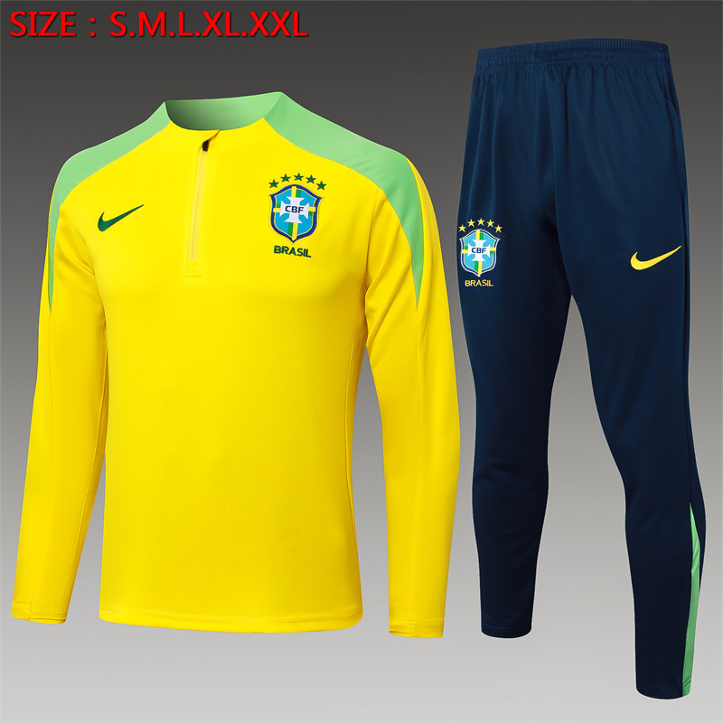 【Adult Training Wear 】B900 # 2425 Half La Brazil Yellow