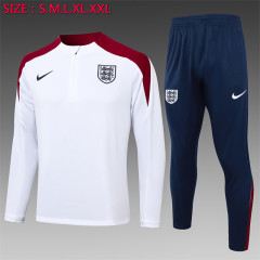 【Adult Training Wear 】B845 # 2425 Half Pull England White