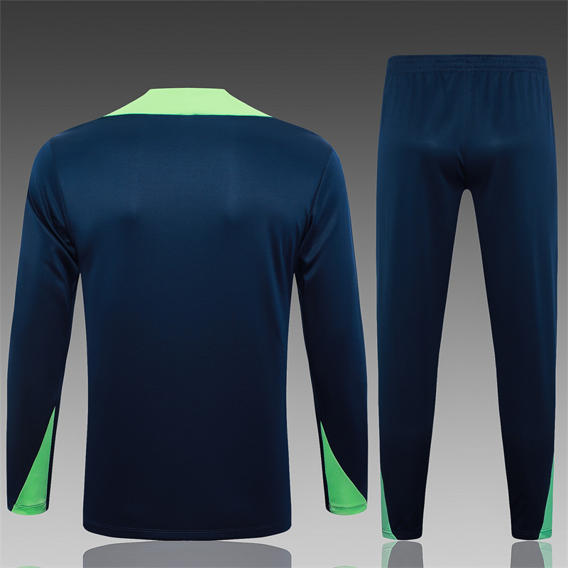 【Adult Training Wear 】B880 # 2425 Half La Brazil Top Blue