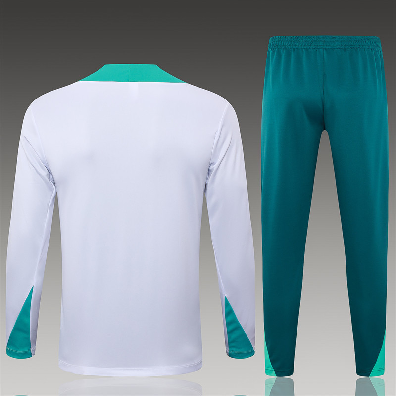 【Adult Training Wear 】B899 # 2425 Half Pull Portugal White