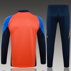 【Adult Training Wear 】B836 # 2425 Half Pull Juventus Orange