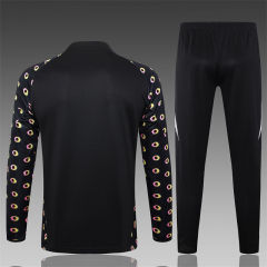 【Adult Training Wear 】B925 # 2425 Half Pull Juventus Black Inkjet