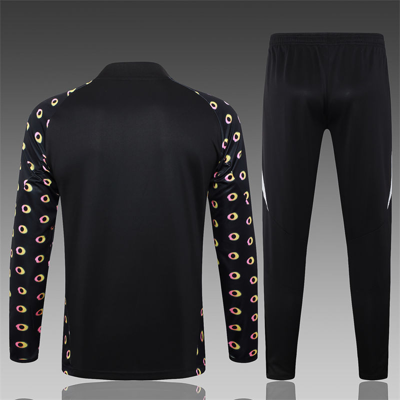 【Adult Training Wear 】B925 # 2425 Half Pull Juventus Black Inkjet