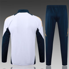 【Adult Training Wear 】A755 # 2425 Long Pull Real Madrid White
