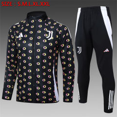【Adult Training Wear 】A795 # 2425 Long Pull Juventus Black Inkjet