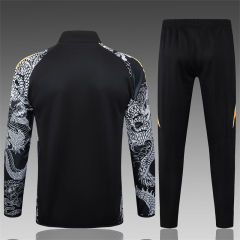 【Adult Training Wear 】A797 # 2425 Long Pull Real Madrid Treasure Black (Inkjet Dragon)