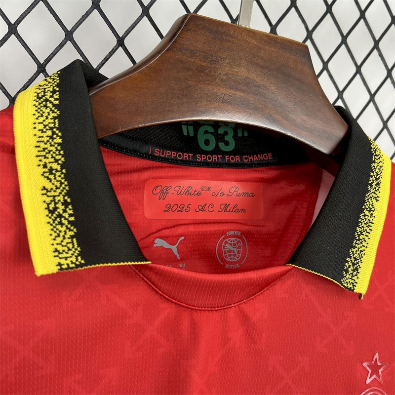 【FAN】24/25 AC Milan Fourth Away Red Jersey