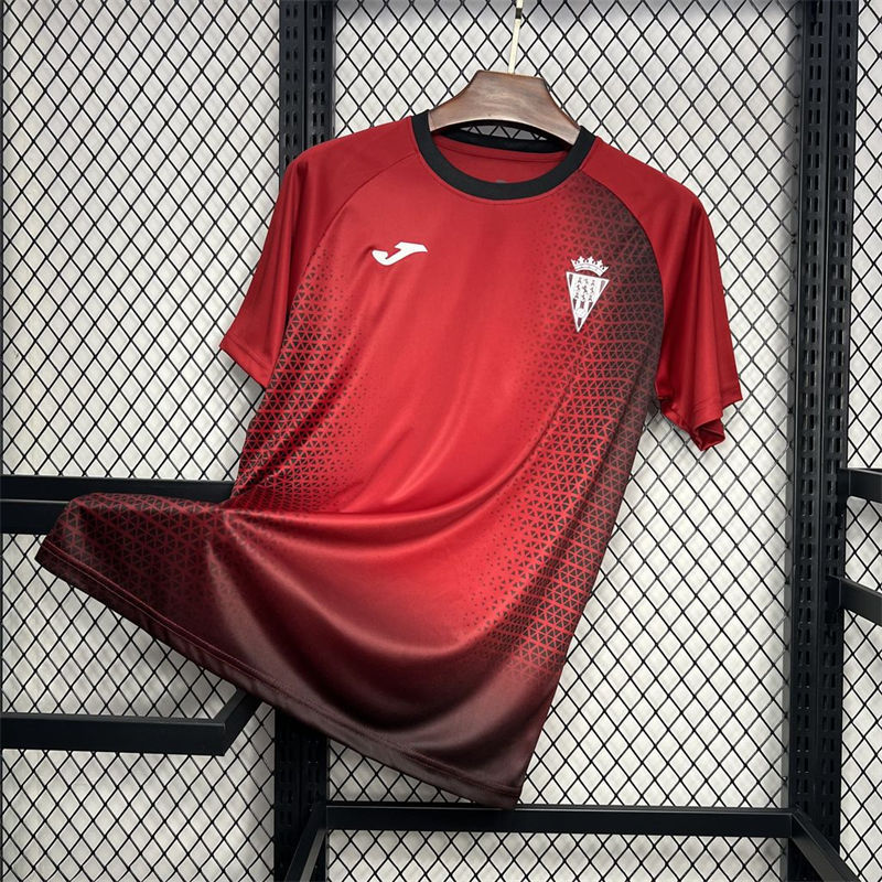 【FAN】24/25 Cordoba Wine red pre match uniform Jersey