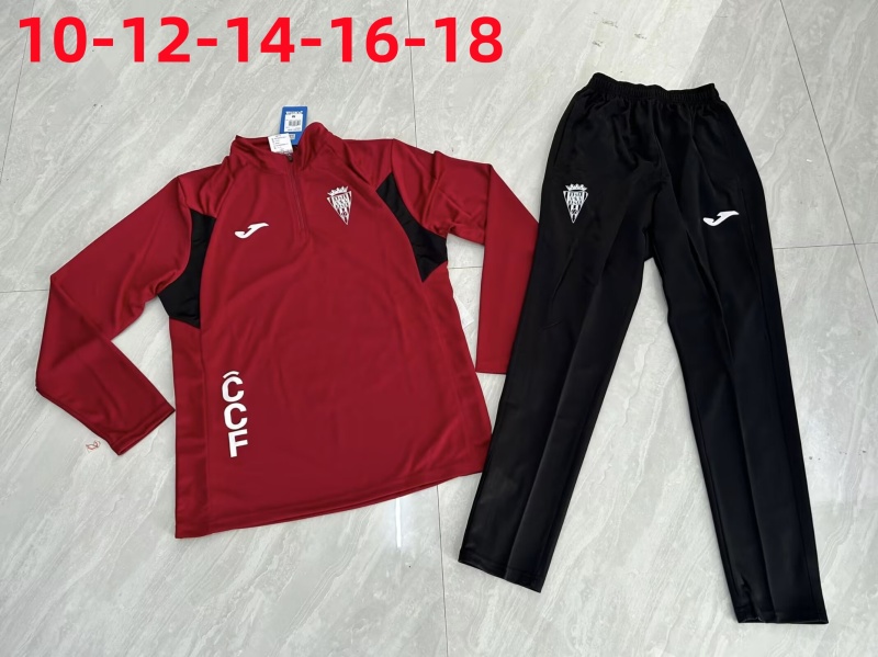 【Kids Kit Training Wear】SENLIN # 2425 Half Pull Cordoba Wine Red Children's Clothing