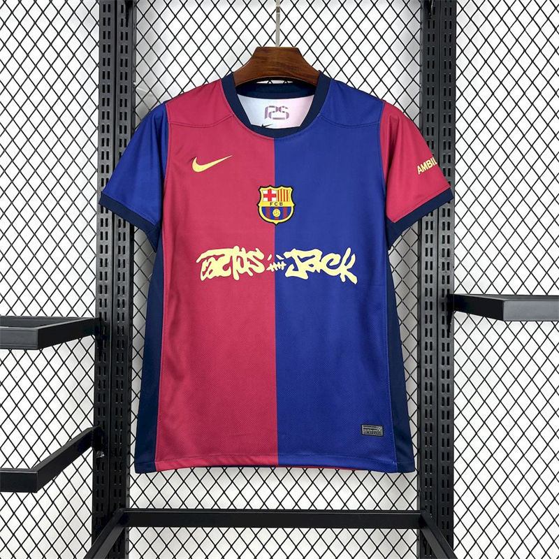 【FAN】24/25 Barcelona Home Travis Scott Co branded version Jersey