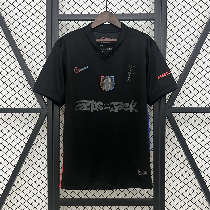 【FAN】24/25 Barcelona Away gray Travis Scott Co branded version Jersey