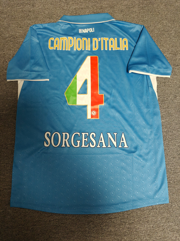 【FAN】24/25 NAPOLI MAGLIA GARA THIRD CAMPIONI D'ITALIA Home Jersey