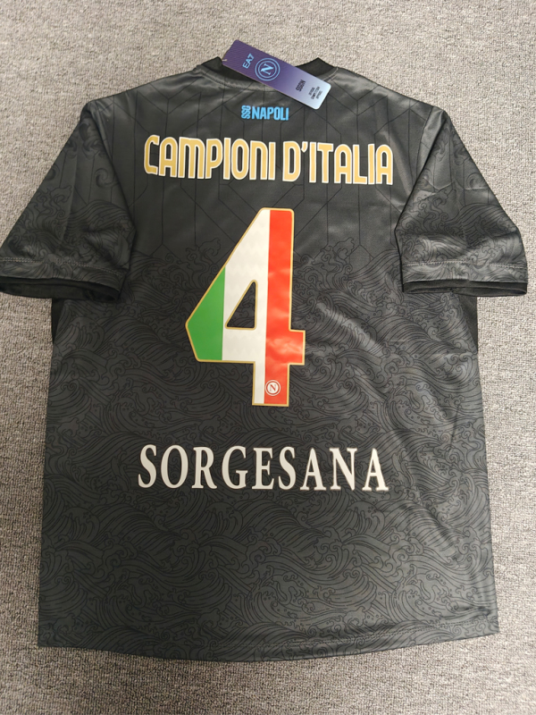 【FAN】24/25 NAPOLI MAGLIA GARA CAMPIONI D'ITALIA  THIRD AWAY Jersey