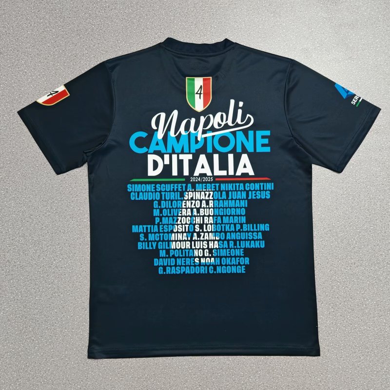 【FAN】24/25 NAPOLI T-SHIRT CAMPIONI D'ITALIA