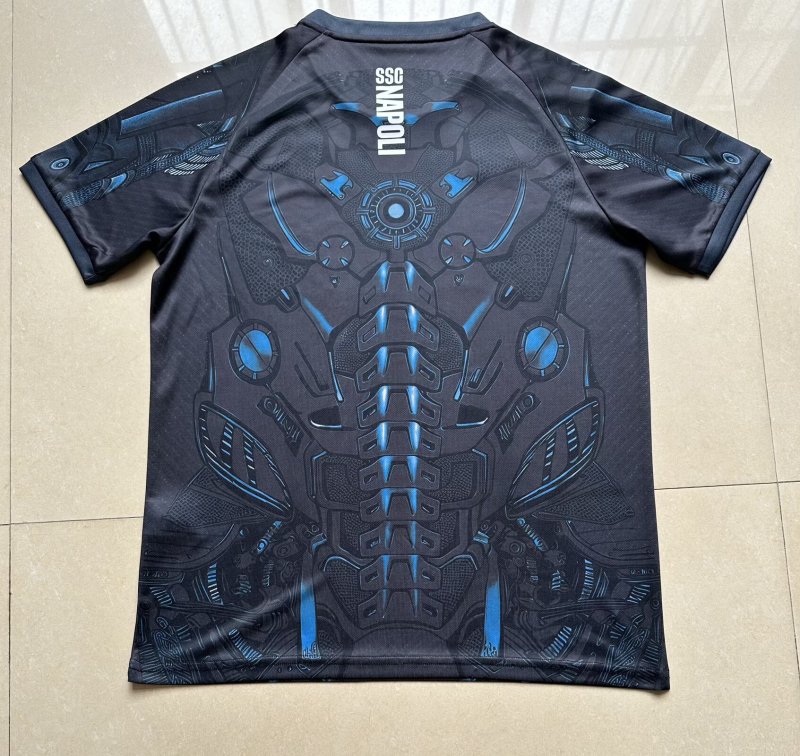 【FAN】25/26 Napoli Coca-Cola Black Pre match uniform Jersey