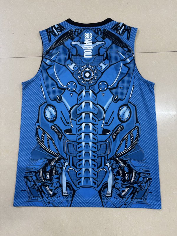 【FAN】25/26 Napoli Coca-Cola Blue Pre match uniform Vest Jersey