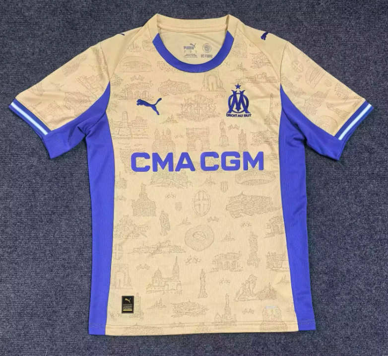 【FAN】25/26 Marseille Fourth Away S-4XL